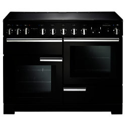 Rangemaster Professional Deluxe 110 Induction Hob Range Cooker Gloss Black